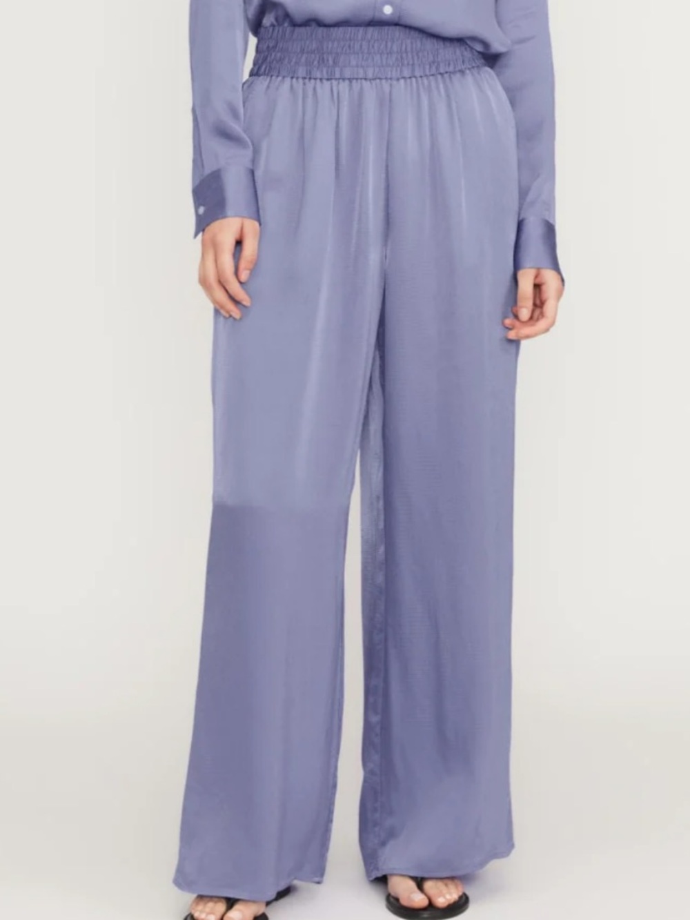 Everlane Satin Wide Leg Pants